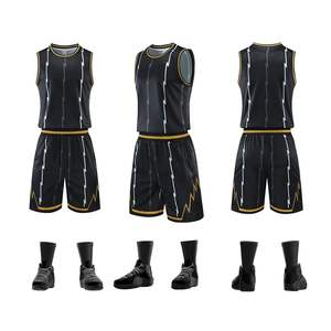 Maillot de basket-ball personnalisé, respirant, à séchage rapide, grande taille, nouveau design - Product Image 6