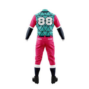 Conjunto de Uniforme de Béisbol Personalizado con Botones, Sublimado, con Pantalones a Juego para Entrenamiento y Competencia de Equipos - Product Image 5