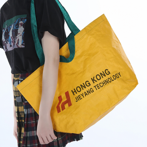 Customized Printed Double <b>Handle</b> Ripstop Tote Bag High Quality PP Woven Latest Product with Letter Pattern - Product Image 3