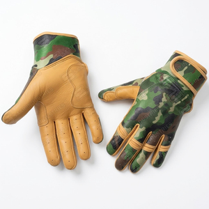 ถุงมือตีเบสบอลลายพรางสำหรับผู้ใหญ่ ทนทาน หนังแท้ที่ฝ่ามือ ใช้ได้ทั้งมือซ้ายและขวา ระบายอากาศได้ดี สวมใส่สบาย ประสิทธิภาพสูง - Product Image 1