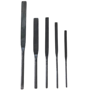 Wholesale Needle File Set 5 <b>Square</b> Flat Files 150-250mm Steel High Precision Hand File Smooth Cut Industrial Grade Gold Silver - Product Image 6