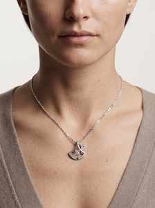 Collar con Colgante de Plata de Ley 925 de Moda, Joyería Fina con Moissanita, Personalizable, OEM ODM, Chapado en Rodio, Regalo de Boda - Product Image 2