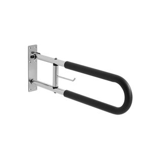 Barre d'appui de sécurité pour toilettes pliable en U de 30 pouces, antidérapante, pour personnes âgées et handicapées - Product Image 6