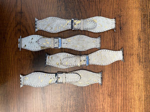 สายนาฬิกาหนังวัวแท้ที่ทำด้วยมือแท้สายรัดข้อมือหนังแท้โลหะเครื่องประดับนาฬิกาตะวันตกคุณภาพสูงสำหรับผู้หญิง - Product Image 4