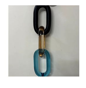 Escultura de Cadena de Eslabones de Resina Hecha a Mano, Forma Irregular, Patrón de Espiral, Decoración Artística Moderna para el Hogar, a la Moda - Product Image 5