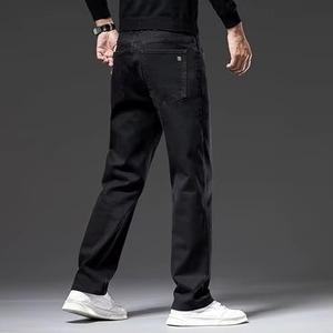 Jean droit pour homme, été, uni, décontracté, lavable, séchage rapide, respirant, imperméable, écologique, haute qualité, dernière version - Product Image 2