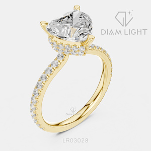 2.55CT Heart Cut Lab Grown Diamond <b>Ring</b> in 14K White Gold with IGI Certified F+ Color VS+ Clarity Elegant Engagement <b>Ring</b> Gift - Product Image 4