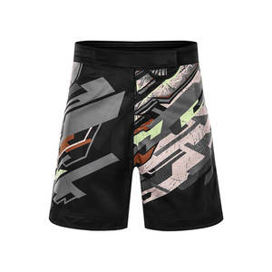 กางเกงขาสั้นผ้าย้อมสีพื้นสำหรับใส่ไปยิมของผู้ชายกางเกงวิ่งแห้งเร็วผ้าฝ้ายระบายอากาศได้ดีกางเกงขาสั้นผ้ายืดสีพื้นกางเกงลำลองเอวขนาดพิเศษ - Product Image 1