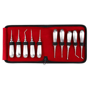 Elevadores Dentales de Raíz, Juego de Elevadores Luxadores, Kit de Extracción Dental, Elevadores Dentales de Acero Inoxidable, Instrumentos de Cirugía Oral - Product Image 1