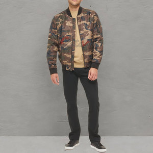 Best Quality Made <b>Long</b> Sleeves Bomber <b>Jackets</b> Top Selling On <b>Men</b> Bomber <b>Jackets</b> For Adults - Product Image 6