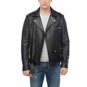 Nouvelle Arrivée - Blousons de Motard pour Café - Vêtements Décontractés - Dernière Mode - Blouson en Cuir Véritable de Haute Qualité pour Hommes - Product Image 5