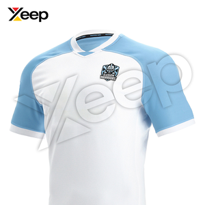Camiseta de Fútbol Personalizada para Hombre XEEP XC-SU-58, Transpirable, de Poliéster, con Estampado por Transferencia de Calor, de Secado Rápido, Atlética, Clásica, Ajustada, OEM - Product Image 2