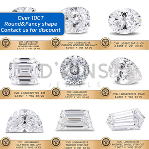 Diamants D'vins en vrac, taille Marquise, couleur D, pureté VS1 VVS1, 0.5ct 1ct 2ct 3ct, blanchis HPHT CVD pour la fabrication de bijoux - Product Image 5