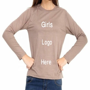 Camiseta estampada informal de alta calidad para niñas, manga larga y cuello transpirable, directa desde Bangladesh, para niños, Tops, grupo de edad - Product Image 5
