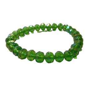 Pulsera Redonda Facetada de Obsidiana Arcoíris Feng Shui Hecha a Mano para Hombre y Mujer, Tamaño 8-10 mm, Joyería de Moda Energética - Product Image 2