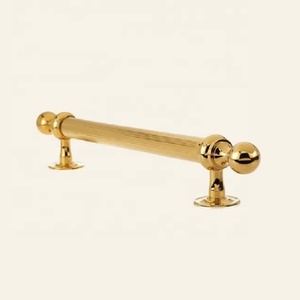 Decorative Traditional <b>Brass</b> <b>Door</b> Pull Handle Bar Hardware <b>Door</b> Furniture Pull handle Classic Design Durable Antoque Finished - Product Image 2