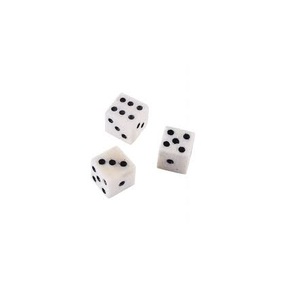 Dés de jeu en os de buffle blanc poli, faits à la main, qualité supérieure, design personnalisé, luxe, best-seller - Product Image 1
