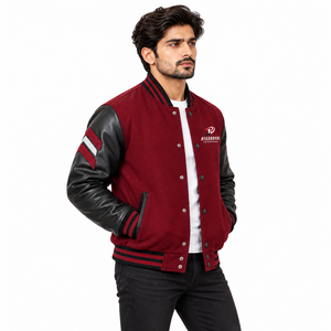 Chaquetas varsity personalizadas para hombres, para uso diario, con tela resistente y un atractivo duradero. - Product Image 4
