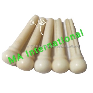 Piezas de Guitarra Acústica y Ukelele de Alta Calidad de Fabricación India, Incluye Clavijas de Puente, Púas y Accesorios para Instrumentos de Cuerda - Product Image 1