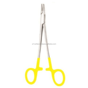 Porte-aiguilles Mayo-Hegar A-1 VERITAS T/c à pointe droite et courbée, réutilisables, instruments chirurgicaux pour sutures |   Kit d'instruments médicaux - Product Image 6