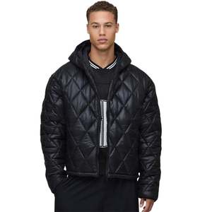 เสื้อแจ็คเก็ตพัฟเฟอร์แบบยาวสำหรับผู้ชาย ดีไซน์โลโก้ใหม่ตามสั่ง ผ้ากันลมแบบริปสตอป ผลิตโดยผู้ผลิตเสื้อแจ็คเก็ตบุใยสำหรับฤดูหนาว รับสั่งซื้อจำนวนมาก - Product Image 3