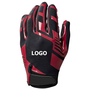Custom American Football Gloves Youth Adults Hand Grips Breathable Lightweight Sticky Palm Receiver Sports Gloves Practice <b>Game</b> - Product Image 6