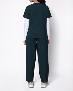 Uniformes Médicos Personalizados al por Mayor con Logotipo, Conjuntos de Uniformes Médicos de Verano para Hombre y Mujer, Tallas Grandes, Manga Corta, Estilo Jogger, Servicio OEM, Spandex - Product Image 2