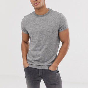 Servicio OEM, Camiseta Extra Grande para Hombre con Logotipo Personalizado, Fabricada en Fábrica, MOQ Bajo, Color Sólido, Material de Algodón de Bambú Sexy - Product Image 5