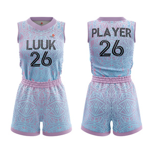 Ensemble d'uniformes de basketball pour femmes de qualité supérieure, maillot et short personnalisés pour équipe, vêtements de sport à séchage rapide, vente en gros - Product Image 3