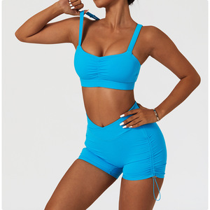Vêtements de fitness, leggings de sport pour femmes, ensemble de 5 pièces, pantalon et soutien-gorge de yoga, vêtements de sport, ensemble de fitness pour la salle de sport - Product Image 1