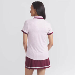 Venta Directa de Fábrica, Camisetas Polo Casuales de Manga Corta Lisas para Vacaciones, Camiseta Polo Personalizada de Alta Calidad para Mujer - Product Image 3