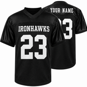 Maillot de football américain personnalisé en mesh, haut d'entraînement, uniforme d'équipe OEM, vente en gros d'usine - Product Image 1