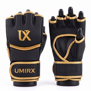 ถุงมือ MMA แบบเปิดฝ่ามือ หนัง PU สำหรับฝึกซ้อมและต่อสู้ คิกบ็อกซิ่ง ศิลปะการต่อสู้ ปิดด้วยแถบตีนตุ๊กแก ขนาด 16 ออนซ์ แบบสั่งทำ - Product Image 1