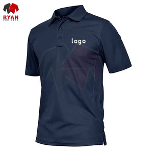 เสื้อโปโลดีไซน์เฉพาะของ Ryan Pro Gear สำหรับผู้ชายสไตล์สวมหัวพร้อมแผ่นป้ายโลโก้ปรับแต่งได้ - Product Image 4