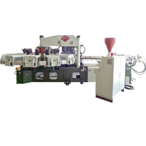 Máquina de Moldeo por Inyección Automática de Botas de Lluvia de Tipo Rotatorio de Alta Eficiencia con 8 Estaciones Opcionales - Product Image 1