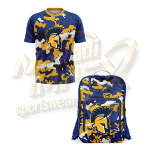 ชุดยูนิฟอร์มฟุตบอล 7 คน สำหรับผู้ใหญ่ แบบสั่งทำพิเศษ พิมพ์ลายแบบ Sublimation ออกแบบธงชาติของคุณเอง สีและขนาดตามสั่ง ไซส์พลัส ป้องกันแบคทีเรีย - Product Image 3