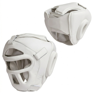 Protector de Cabeza de Boxeo de Cuero Ajustable, Transpirable, Antideslizante, con Visera Transparente, para Entrenamiento de Artes Marciales y Kick Boxing para Hombres Adultos - Product Image 3