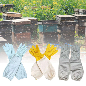 Guantes de Apicultura 2026, Guantes Largos de Cuero Vacuno para Apicultura, Unisex, Resistentes, Suministros para Apicultura - Product Image 6