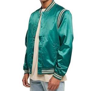Veste d'hiver en soie pour homme de haute qualité, col montant, logo sur le devant, toucher doux, respirante, écologique, pour les voyages, le bureau et l'usage quotidien - Product Image 2