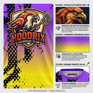 Sublimated Custom Logo Lacrosse Shooting Shirt Practice Jersey Breathable Mesh Sportswear OEM Team Uniform Wholesale Price - Product Image 6