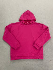 Sudadera Holgada con Pedrería Estilo Y2K Unisex, Ropa de Calle Cálida para Otoño e Invierno, Moda Casual para Halloween, Atuendo Cómodo y Moderno - Product Image 6