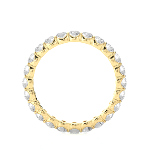 Bague en or massif 18 carats avec 24 pierres de diamant de laboratoire taille ronde 1,09 carat certifiées IGI pour femmes - Product Image 6