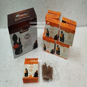 Conos de incienso de reflujo al por mayor de India Vedic Aromatika Conos de incienso de reflujo a granel Mix Match Aroma Masala Conos de reflujo - Product Image 1