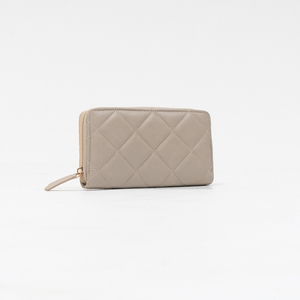 Luxury Suede Leather Womens Long Large Capacity Wristlet <b>Clutch</b> <b>Bag</b> Eco-Friendly Linen Lining <b>Vintage</b> Double Zipper Wholesale - Product Image 4