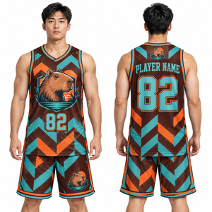 Uniformes de Baloncesto para Academia, Camisetas y Pantalones Cortos, para Juego Recreativo, Identidad de Grupo, Marca Privada, Opciones de Talla, Solicitud de Muestras, Servicio de Diseño - Product Image 2