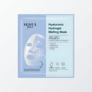 Mascarilla facial coreana Glass Skin Dermal Seoul Face Hyaluronic Hydrogel Melting Mask 34g para adultos, mascarilla facial coreana blanca - Product Image 6