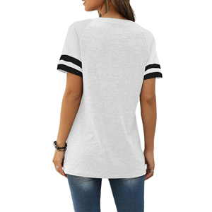 Camisetas de Verano para Mujer, Ropa Casual, para la Playa, Salidas Diarias, Tela Suave, Muchos Colores y Tallas, Transpirable, Cómoda, con un Look Elegante - Product Image 2