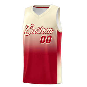 เสื้อบาสเก็ตบอลสีแดงแบบสั่งทำพิเศษของ Index Apparel แบบไม่มีแขน คอวี พิมพ์ลายแบบ Sublimated ระบายเหงื่อได้ดี เหมาะสำหรับทุกเพศทุกวัย สำหรับทีม - Product Image 4