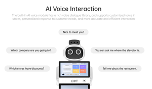 Robot Cameriere Intelligente per Ristoranti 2026: Servizio di Telepresenza con <span class=keywords><strong>Intelligenza</strong></span> <span class=keywords><strong>Artificiale</strong></span> per Uso Commerciale nei Centri Commerciali - Product Image 2