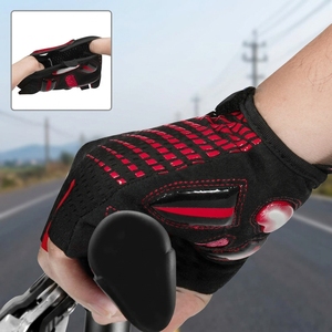 Gants de cyclisme demi-doigts personnalisés de haute qualité, respirants, antichoc, avec rembourrage en gel, pour le vélo, vente en gros - Product Image 5